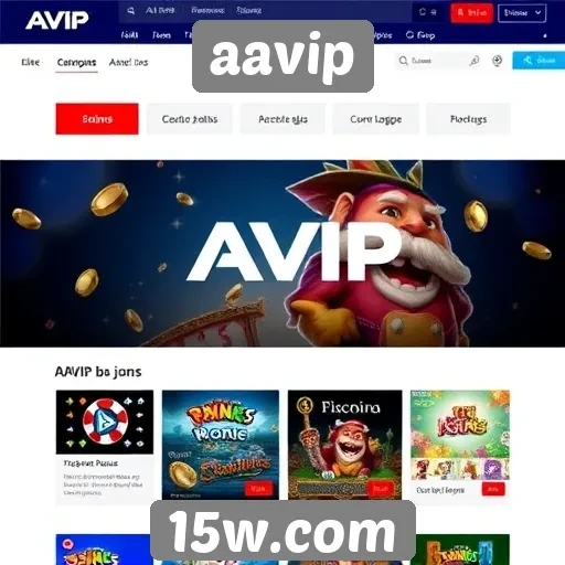 Recursos e funcionalidades do site AAVIP